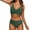 Green, variant on Pimfylm Womens bikini sets for women Women High Waisted Bikini Two Piece Swimsuits Vintage Swimsuit Two Piece(Blue,S)
