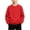 Red, variant on Auroural Boys Sweatshirts No Hood Children's Solid Color Round Neck Long Sleeved Hoodie Medium To Large Children's Thin Pullover Top (1-13 Year)