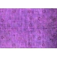 thumbnail image 1 of Ahgly Company Indoor Rectangle Oriental Purple Industrial Area Rugs, 2' x 4', 1 of 4