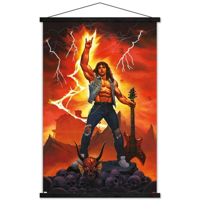 Netflix Stranger Things: Season 4 - Rock On Wall Poster, 22.375" x 34" Framed