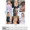 thumbnail image 2 of Margot Robbie Blanket Beautiful #7 Super Soft Throw Blanket Silky Flannel Lightweight for Sofa, Bed Blanket All Season Use 50"*60"（130 * 150cm）, 2 of 6