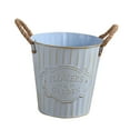thumbnail image 4 of LABSERRON Retro Style Metal Bucket 1Pcs in 11x11in for Flower Pot Decor and Home, 4 of 8