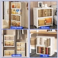 thumbnail image 7 of Camkey 4 Tier Stackable Storage Bins, Multi-Color, 4 Count, 7 of 7
