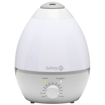 Safety 1st Rest Easy Ultrasonic Cool Mist 3-in-1 Humidifier, Grey