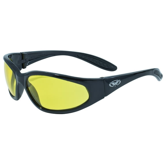 Hercules Yellow Tint Black Frame