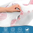 thumbnail image 4 of Yayeee Kitchen Valance Rod Pocket 54" x 18" Living Room Window Curtain, Hand Drawn Hearts, 4 of 6