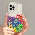 thumbnail image 3 of Fundas transparentes para iPhone 13, funda para iPhone 15, 16, 12, 11, 14, 13 Pro Max, 15 Plus, fundas Love Heart, funda de silicona suave a prueba de golpes, 3 of 5