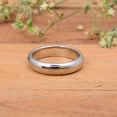 thumbnail image 2 of 925 Solid Silver Band, Handmade Silver Ring Band, Silver Men's Wedding Band, 2 of 8