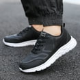 thumbnail image 2 of Mepaouo Non Slip Work Shoes for Men Waterproof Kitchen Chef Restaurant Walking Sneakers for Food Service, 2 of 7