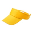 thumbnail image 1 of Blank Sun Visors Adjustable Sports Sun Hat for Travel Exercises(Yellow), 1 of 8