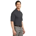 thumbnail image 4 of Port Authority Adult Male Men Plain Short Sleeves Polo Charcoal Large Tall, 4 of 4