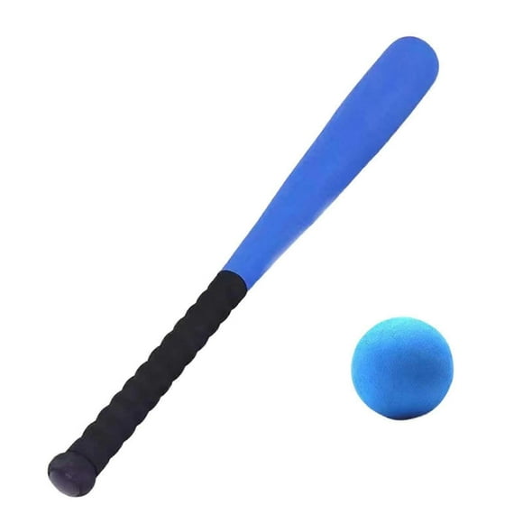 Kids Foam Baseball Bat and Ball T Ball Set 21 inch Gift for Children Softball Bat Kids Baseball Set for Game Playing LearningBlue