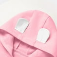 thumbnail image 7 of Annhoo Baby Boys Girls Jackets Fall Full Zip Cute Ear Hooded Sweatshirt Toddler Cozy Solid Long Sleeve Clothes, 7 of 7