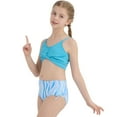 thumbnail image 3 of Ardorlove Girls Swimsuit Bathing Suits Criss Cross Bikini Set Two Piece Kids Teen Girls' Swimwear Bathing Suit 7-16T, 3 of 7