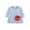 Blue-Strawberry, variant on Emy Dola Little Girl Long Sleeve Stripes Dress Toddler Kids Applique Christmas Easter Cotton Tunic Playwear Basic Shirt Party Dresses