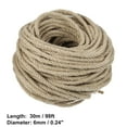 thumbnail image 6 of Unique Bargains Cat Natural Sisal Rope for Scratching Post Tree Replacement Sisal Rope for Repairing  6mm Diameter 98ft, 6 of 6