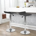 thumbnail image 2 of Set de 2 Sillas de Bar HOMEMAKE FURNITURE Color Negro con Reposapié Altura Ajustable Giratorio Moderno, 2 of 7