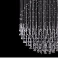 thumbnail image 3 of Candil de Cristal Cortado Gamalux Williams Krystal Esfera con Gota 70 cm de 9 Luces, 3 of 5