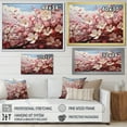 thumbnail image 4 of Designart "Dogwood Dream Pink White painting" Floral Canvas Wall Art, 4 of 5