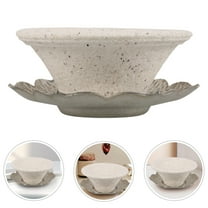 HOMEMAXS 1 Set No Hole Coffee Filter Ceramic Coffee Dripper Filter Tea Filter for Home