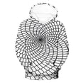 thumbnail image 4 of Rbaofujie Sweat à Capuche Hommes Mode Décontractée Chandails en Molleton à Capuche Col Rond Imprimé Pull Manches Longues Hauts Chandail en Molleton Col Rond Hommes, 4 of 6