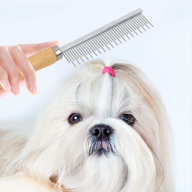 Image result for Lutabuo Pet Dematting Flea Comb Cats Dog Grooming Hair Removes (Long ...