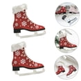 thumbnail image 3 of ORDDIART 2Pack Holiday Skates Ornament Wood For Family Christmas Festivities, 3 of 8