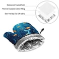 thumbnail image 6 of Salouo Whimsical Underwater Fantasy for Oven Mitts and Potholders BBQ Gloves-Oven Mitts and Pot Holders Non-Slip Cooking Gloves for Cooking Baking Grilling (4-Piece Set), 6 of 6