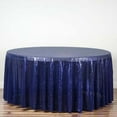thumbnail image 6 of Efavormart 108" Wholesale Premium Navy Blue Table Cover Sparkly SEQUIN Round Tablecloth For Wedding Banquet Party Home Decor, 6 of 10