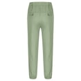 thumbnail image 4 of OSOLU Boys Pants Elastic Waist Side Pockets Jogger Kids Daily Casual Trousers Green, 4 of 8