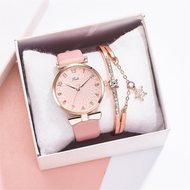 Guodhu Womens Ladies Casual Watch, Round Shaped Dial Leather  display picture 3