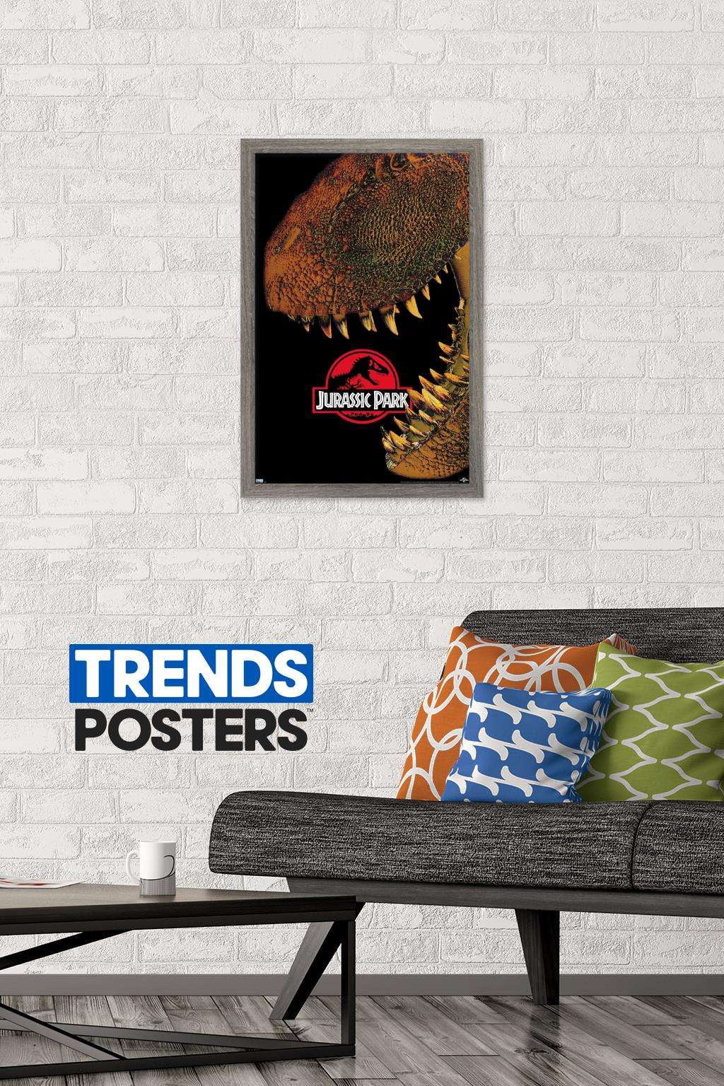 Jurassic Park - Bite Wall Poster, 14.725" x 22.375", Framed
