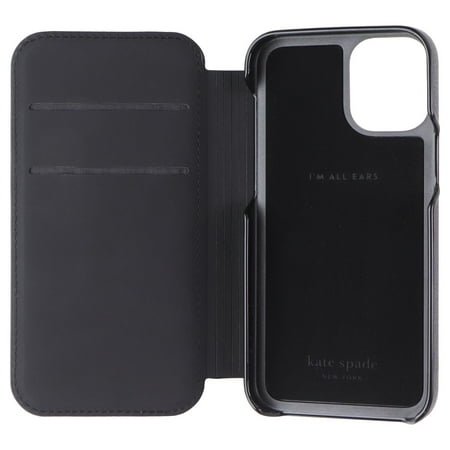 kate spade new york - Folio Case for Apple iPhone 12 mini - Black Crumbs