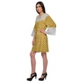 thumbnail image 4 of Moomaya Cotton Robe Plus Size Women Dressing Gown Printed Nightwear With Lace, 4 of 6