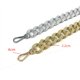 thumbnail image 4 of Paquete de 3 correas de cadena plana de metal Perfecl para bricolaje de 15 pulgadas dorado, 4 of 8
