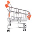 thumbnail image 3 of MasteelfCA 1pc Mini Shopping Cart Children Pretend Play Toy Iron Makeup Storage Grocery Cart Trolley with Electroplating (Random Color), 3 of 7