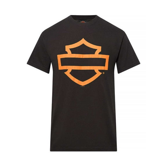 Harley-Davidson Men's Open Bar & Shield Short Sleeve Crew-Neck Tee, Black (M), Harley Davidson