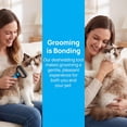 thumbnail image 6 of Pet Pro Grooming Tool and Undercoat Rake for Dogs and Cats, Double Sided Deshedding Dog Brush for Shedding and Dematting, Pet Detangling Comb for Medium to Long Haired Pets (Large Orange), 6 of 8