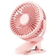thumbnail image 1 of Mini Ventilador con Clip MiniBreezePink 1Pza 4"Ø Rosa USB 5V 3 Velocidades Ventiladores de Escritorio. VentDepot MXZEP-001, 1 of 2