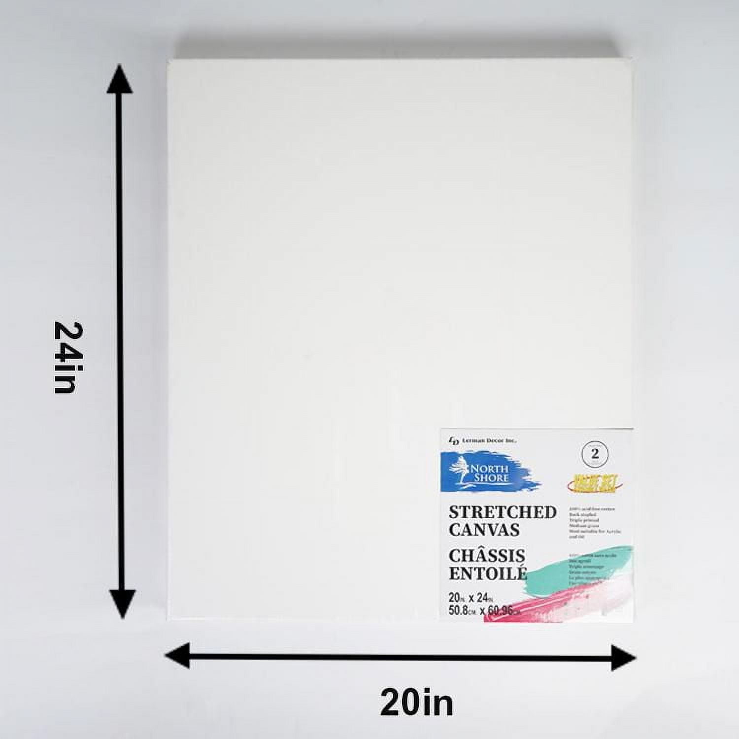 Toile North Shore 20X24" Toile tendue 20"X24"