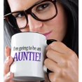 thumbnail image 2 of 3drose, Im Going to Be an Auntie Purple, 11oz Two-tone Black Mug, 2 of 6