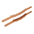 thumbnail image 4 of 2pcs Wooden Scraping Stick Lymphatic Drainage Muscle Relaxation Gua Sha Massage Tool for Neck Shoulder, 4 of 14
