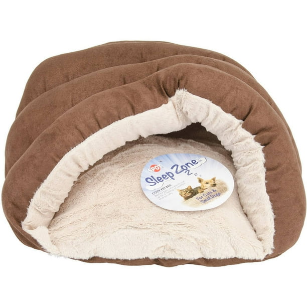 Worldwise Cuddle Cave Pet Cat Bed, Brown