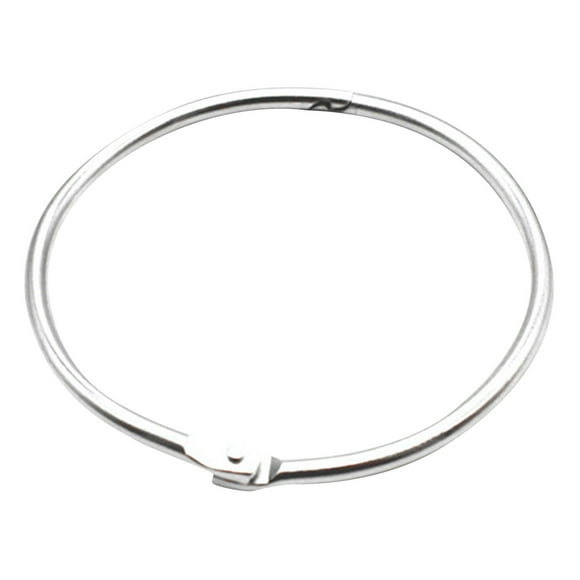 Hooks for Opening Curtain Rings 50 Mm Round Metal Clips for Curtains and Rods – Silver Finish Durable Shower Curtain Rings