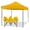 Yellow, variant on American Phoenix 10x10 ft White Pop up Canopy Tents Portable Commercial Fair Shelter