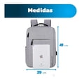 thumbnail image 3 of Mochila Antirrobo Impermeable Color Gris Bluelander OLIV-2027, 3 of 7