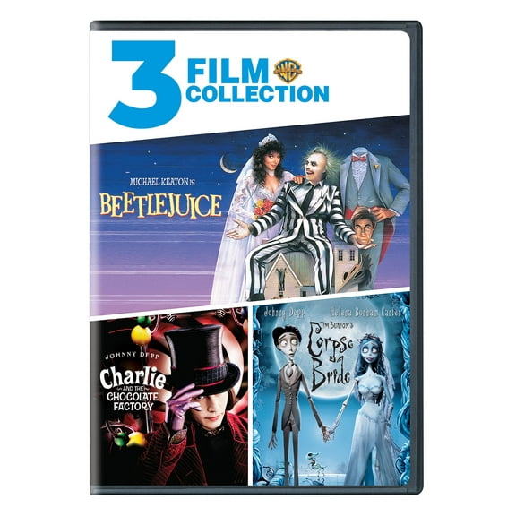 3 Film Collection: Beetlejuice / Charlie & Chocolate / Corpse Bride (DVD)