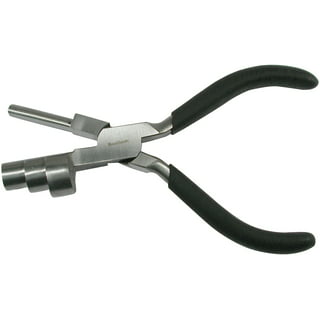 Mini Bent Nose Pliers 4.5 Toothless Curved Precision Plier w