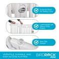 thumbnail image 5 of BIRDROCK HOME Dog Playpen w/ Door, 16 Panel, 25.6in H | Strong Plastic, Non-Slip Puppy Playpen, Secure Pet Gate | Indoor Outdoor Fence | Configurable Panels | Medium to Large Pets - White, 5 of 9