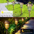 thumbnail image 2 of Luces solares para senderos exteriores LETMY, paquete de 8, impermeables, 12 h, 2 of 7